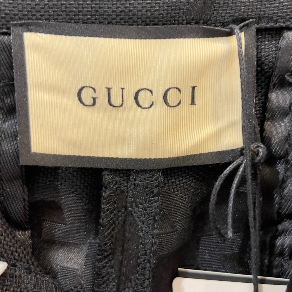Gucci Black Monogram Trousers - Picture 4 of 6
